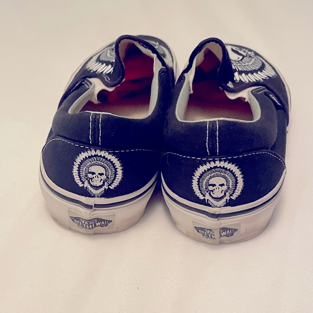 RARE Vans Slip-On Chief Skull Men’s Sz 9 - Picture 4 of 7